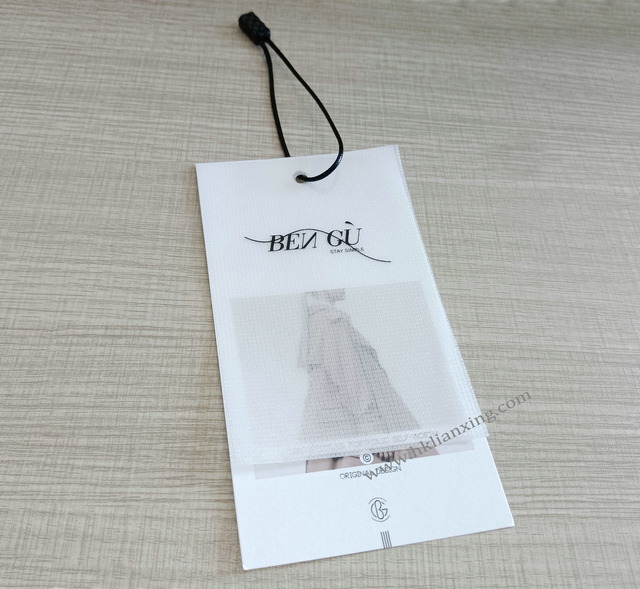 Real Logo Rectangle Garment Hangtag