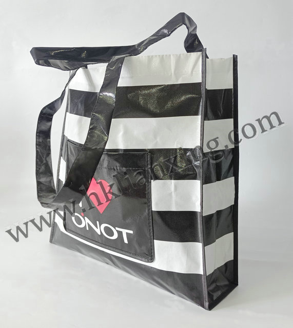 PP Shopping Non-woven Bag with pocket